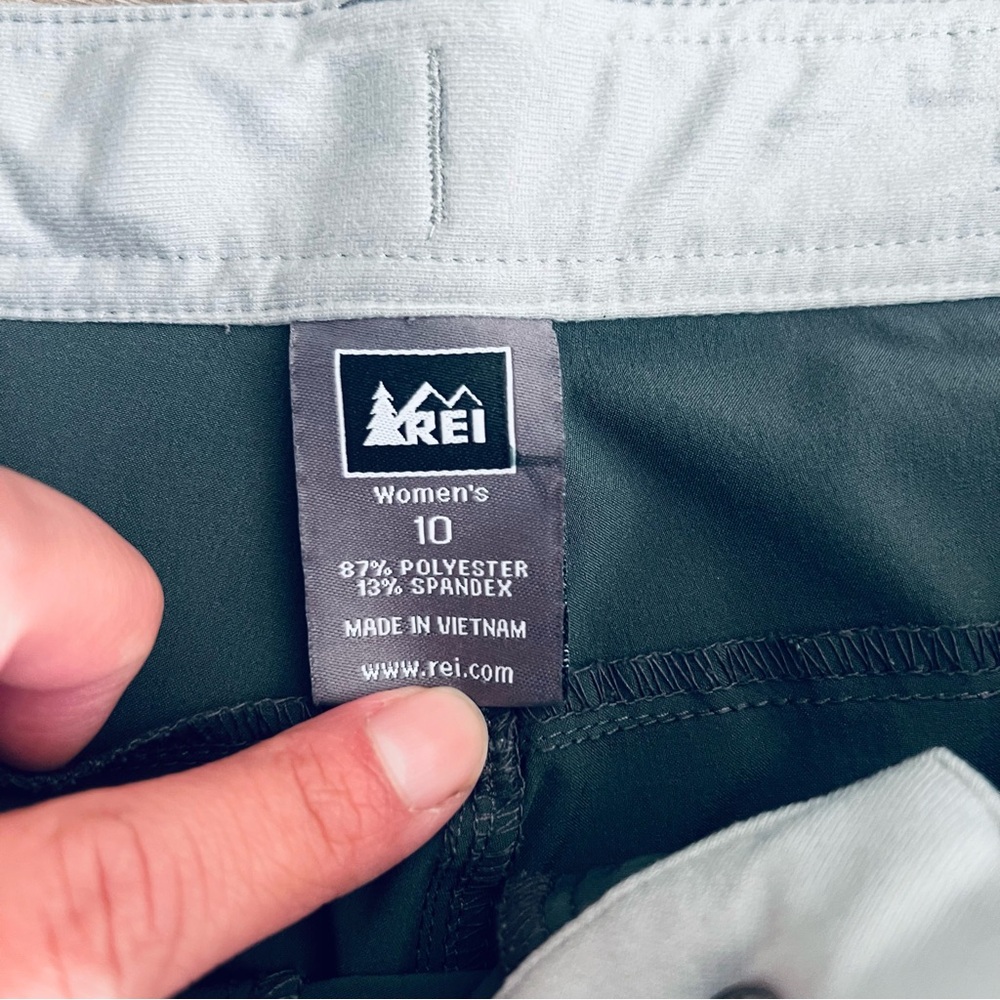 REÍ co op Sahara gray roll up pants sz 10 - Picture 5 of 7